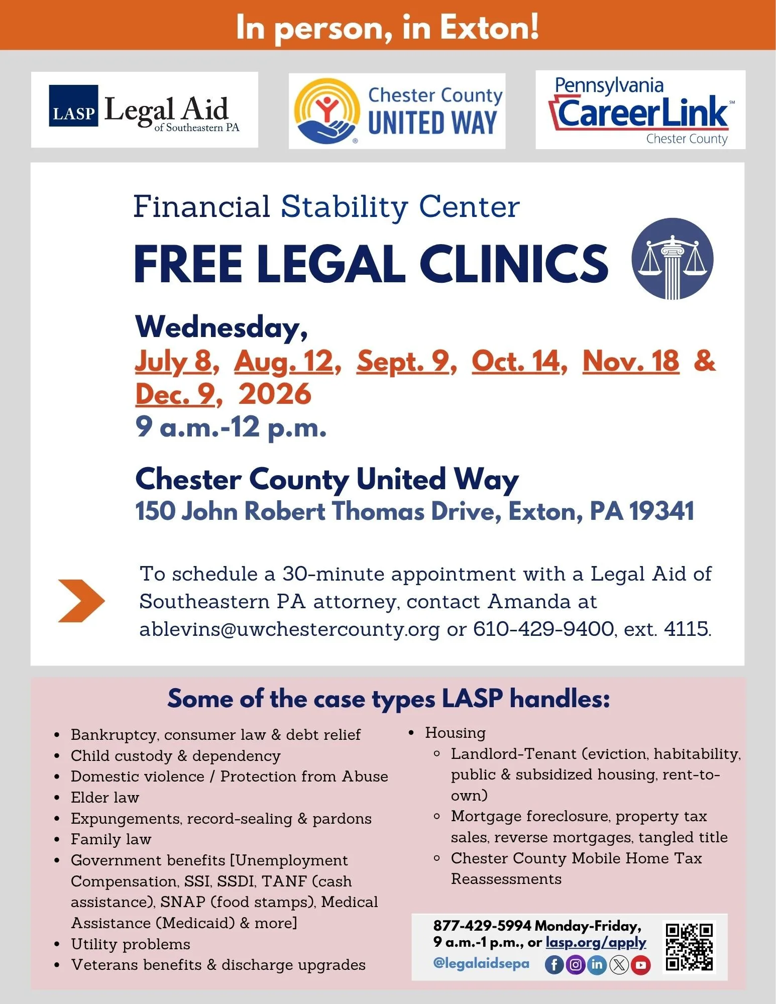 Legal Clinic in Exton