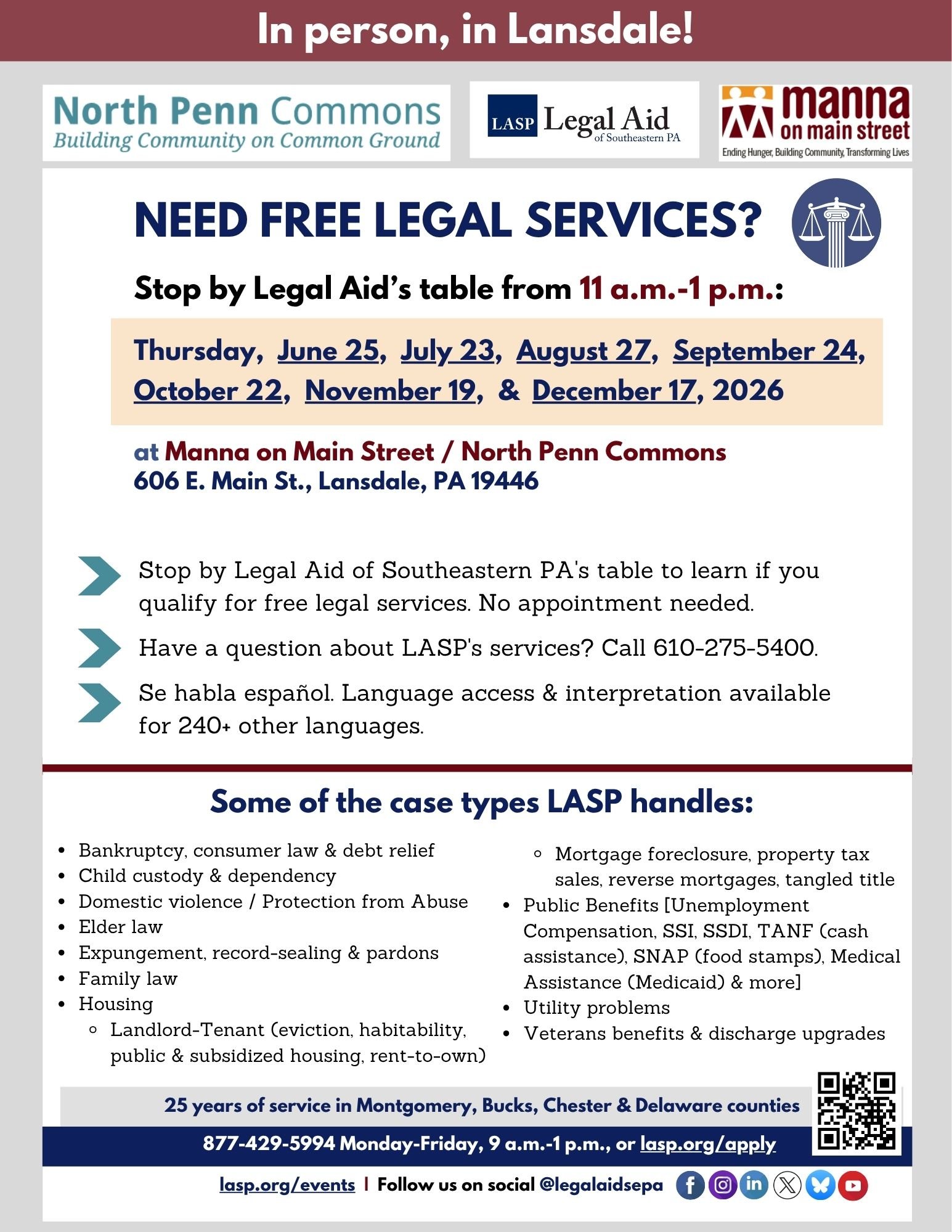 Legal Outreach in Lansdale