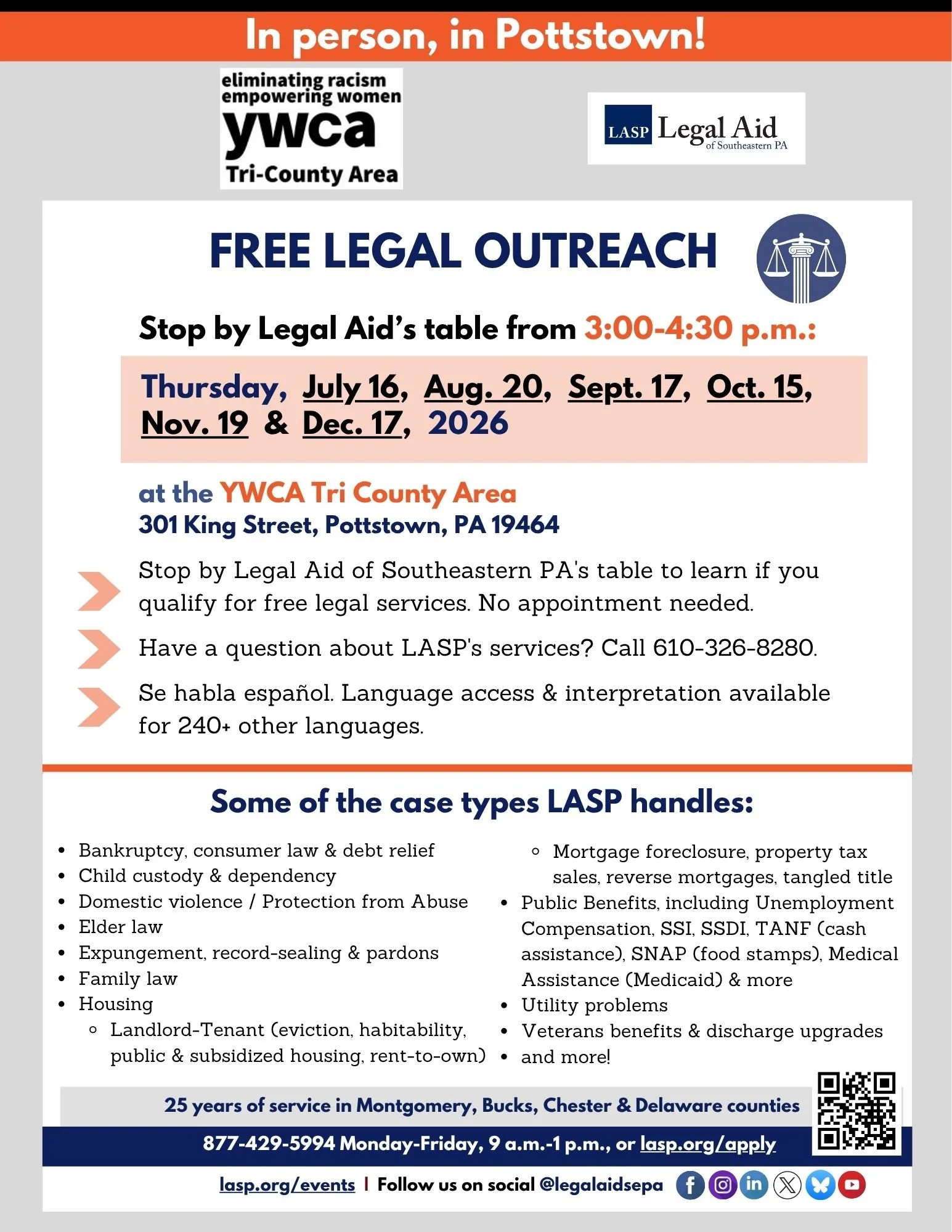 Legal Outreach in Pottstown