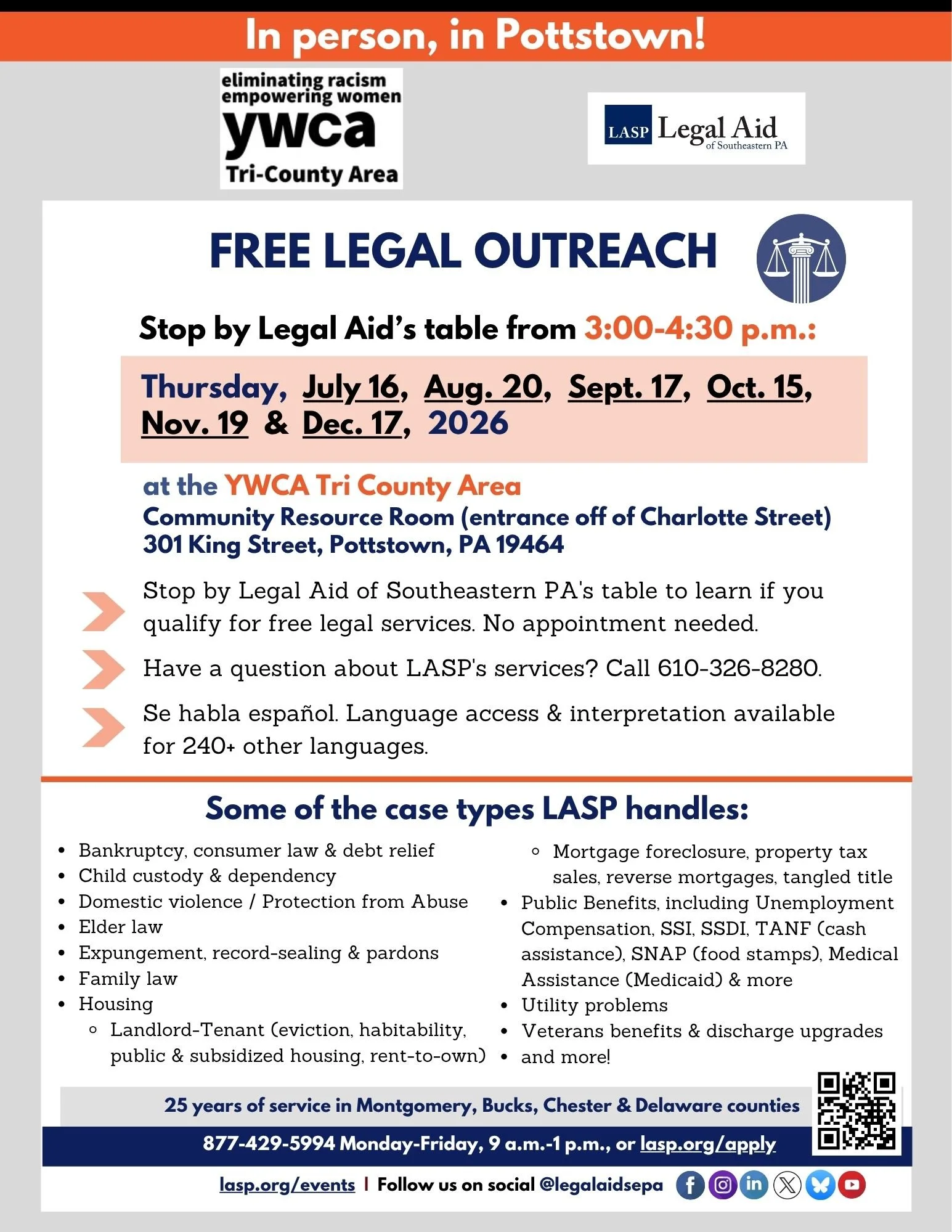 Legal Outreach in Pottstown