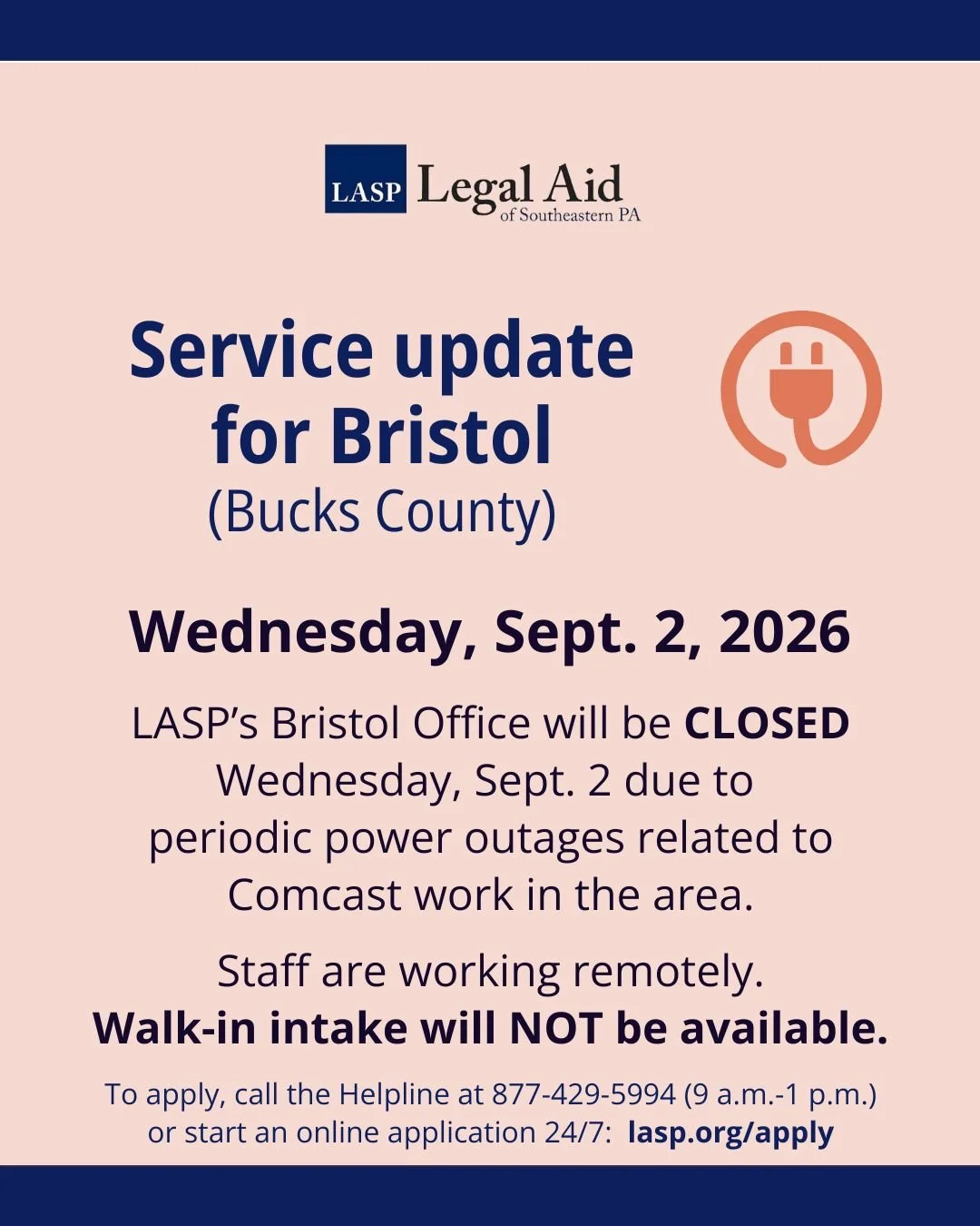 Bristol Office closed Wed., Sept. 2