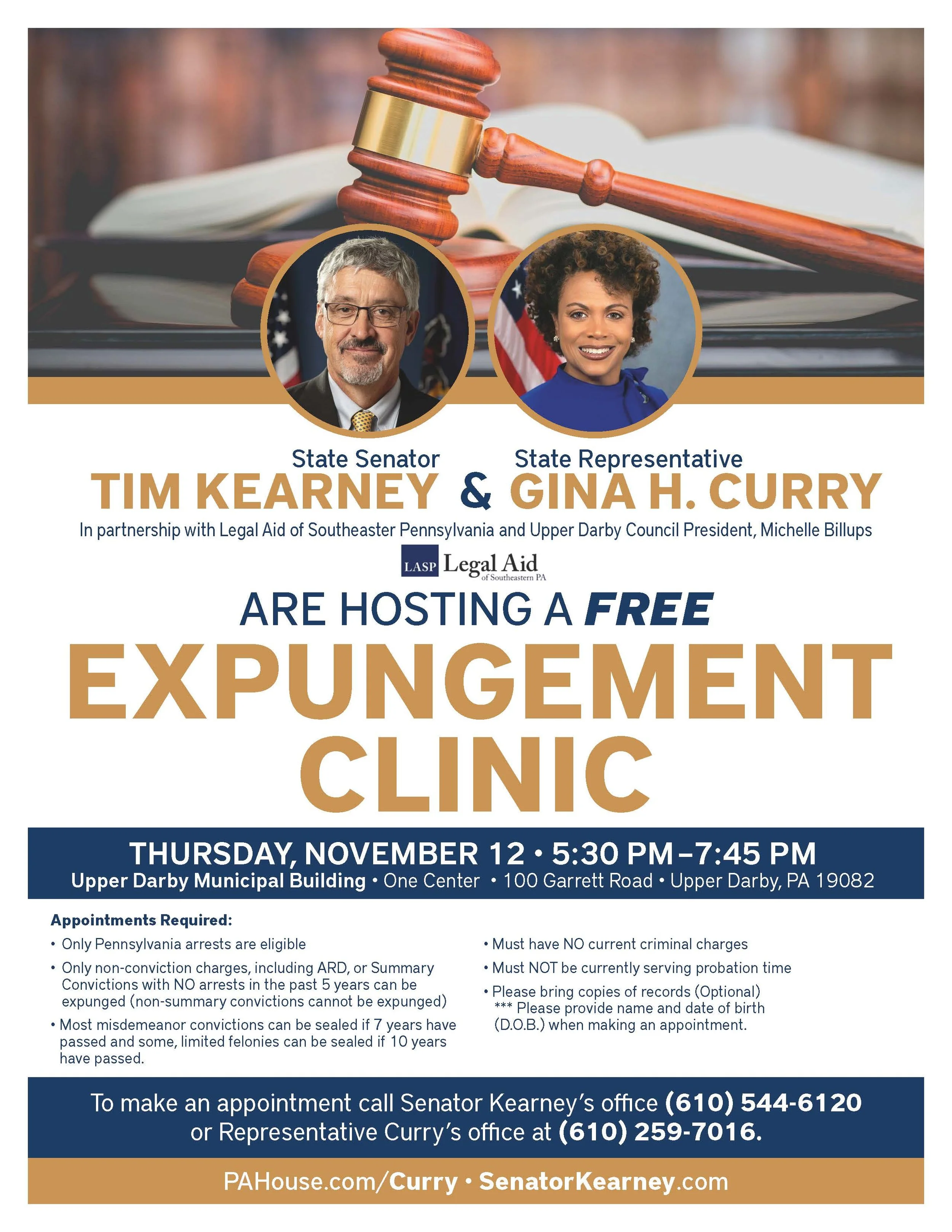 Expungement Clinic in Upper Darby
