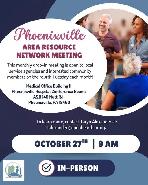 Phoenixville Area Resource Network (PARN) meeting in Phoenixville