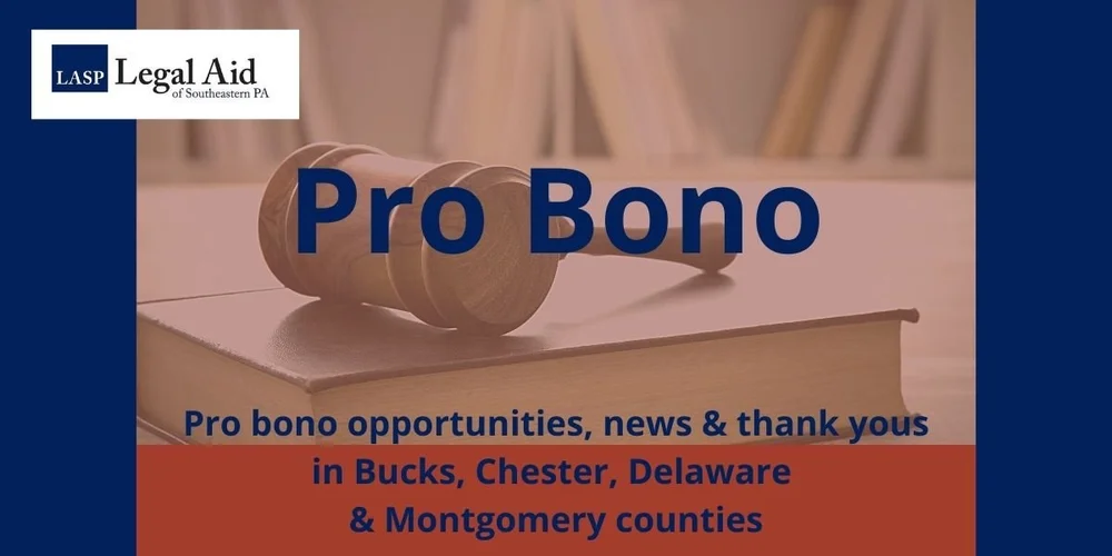 Pro Bono — Legal Aid of Southeastern Pennsylvania