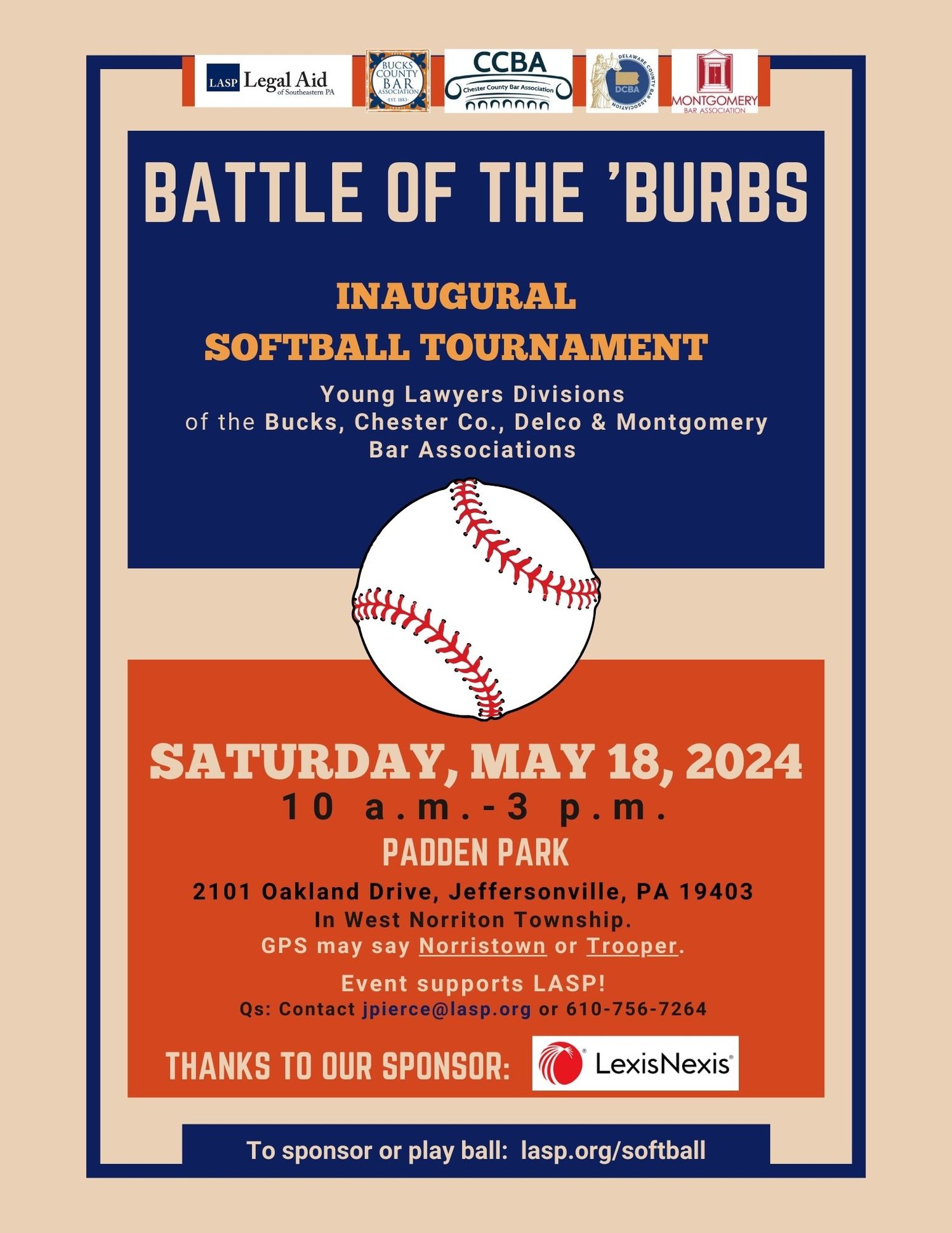 Battle of the Burbs flyer graphic