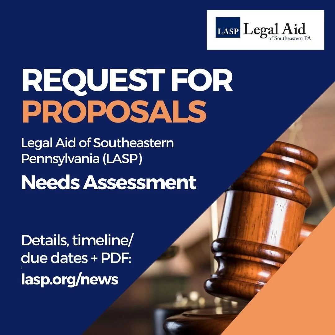Request for proposals (RFP) Legal Aid of Southeastern Pennsylvania