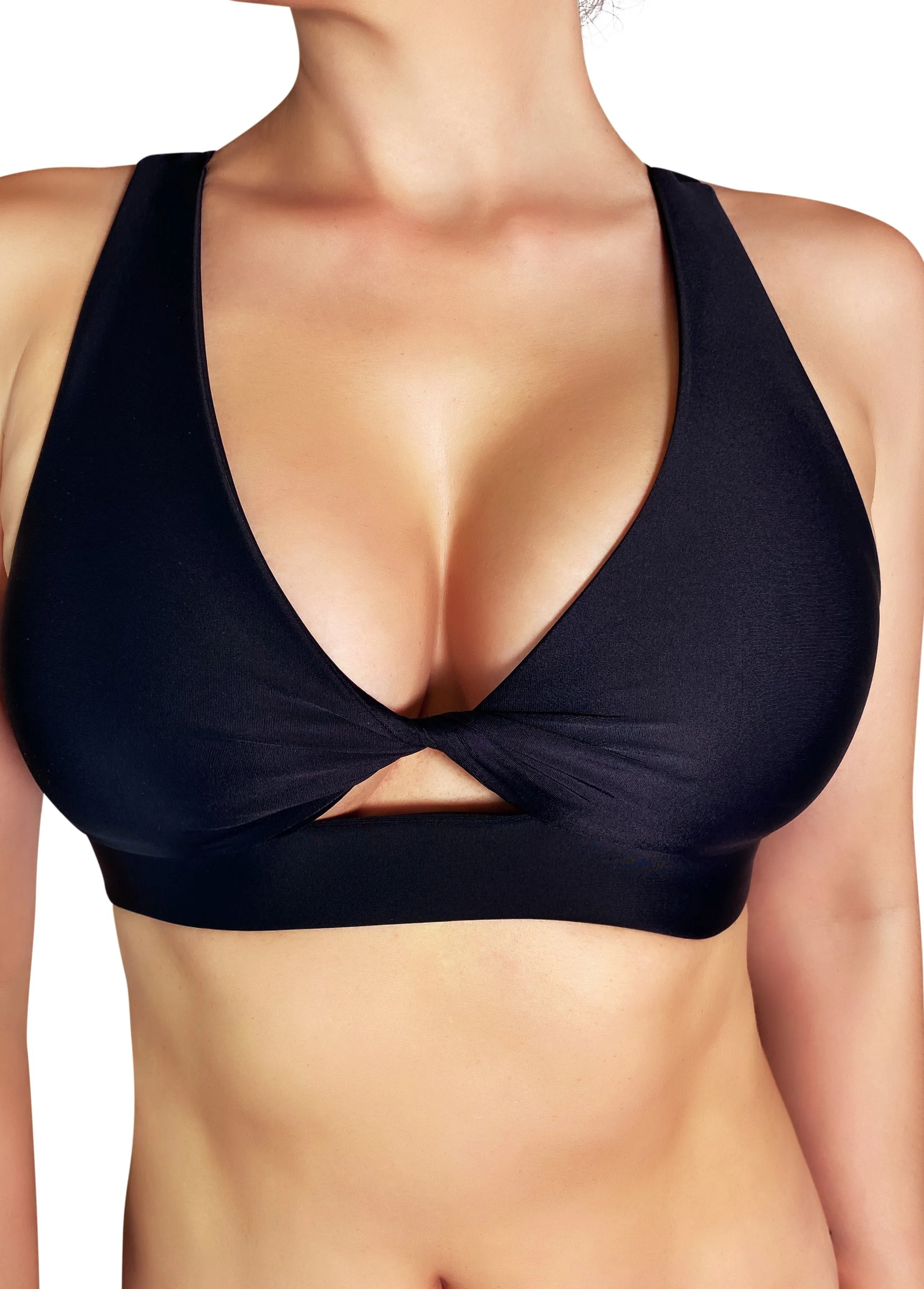 ESSENTIAL 'FAWNIA' TWIST SPORTS BRA
