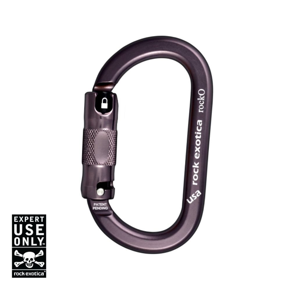 rockO Screw Lock Carabiner — Vertical Art Dance