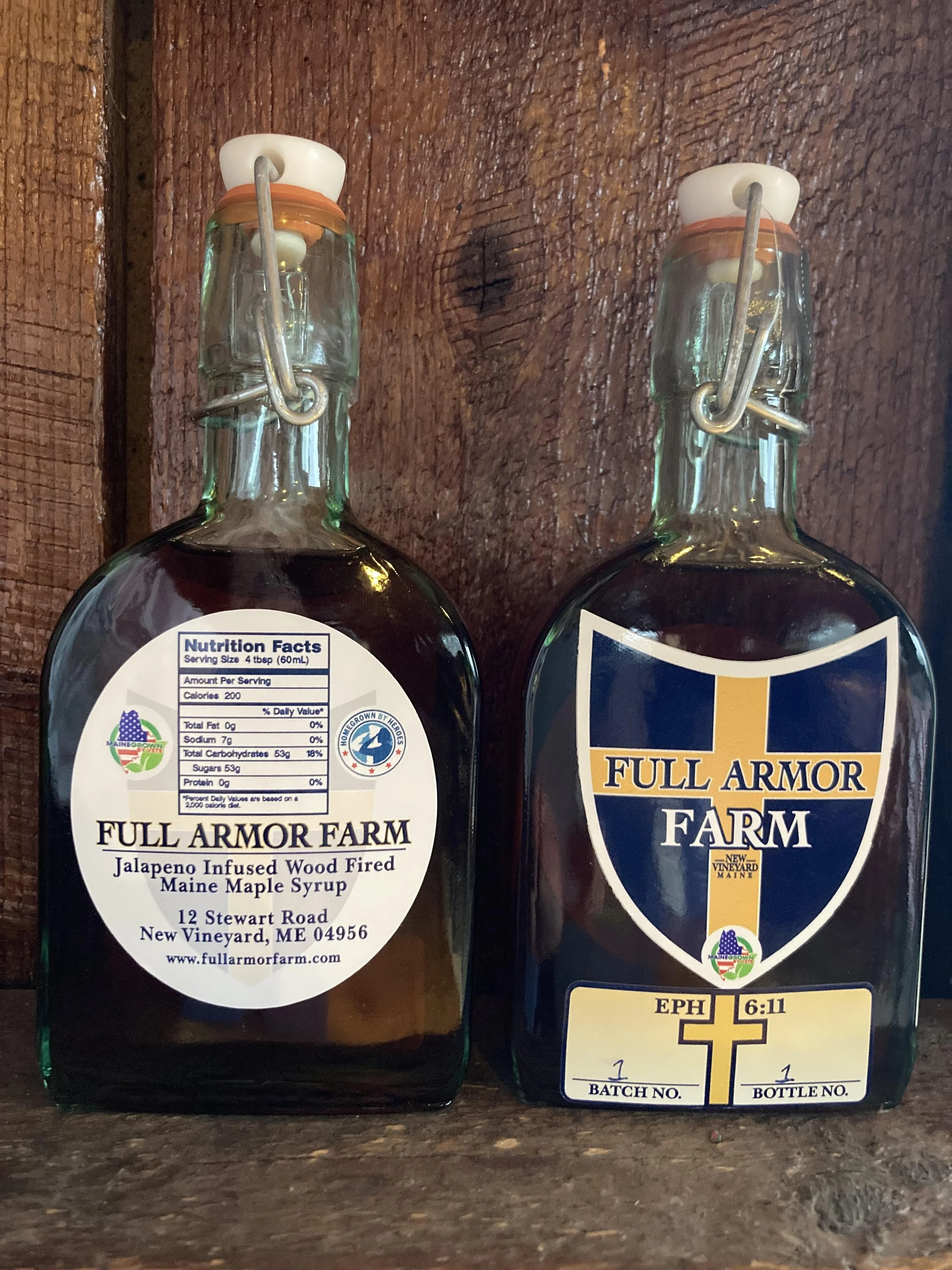Full Armor Farm Jalapeno Infused Wood fired Maple Syrup.jpeg