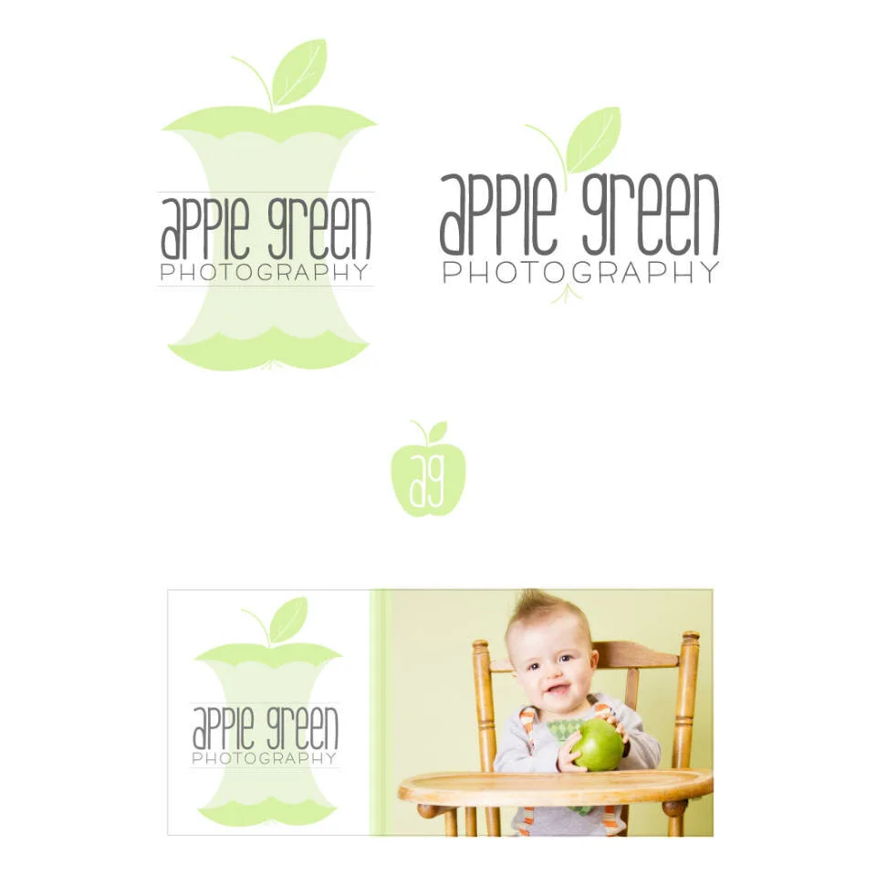 Apple Green Photography Logos