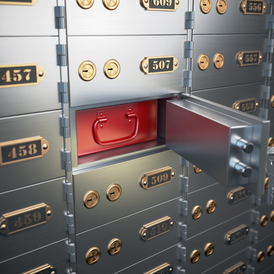 Bank safe deposit boxes are one option, although they’ve come under question in recent years.