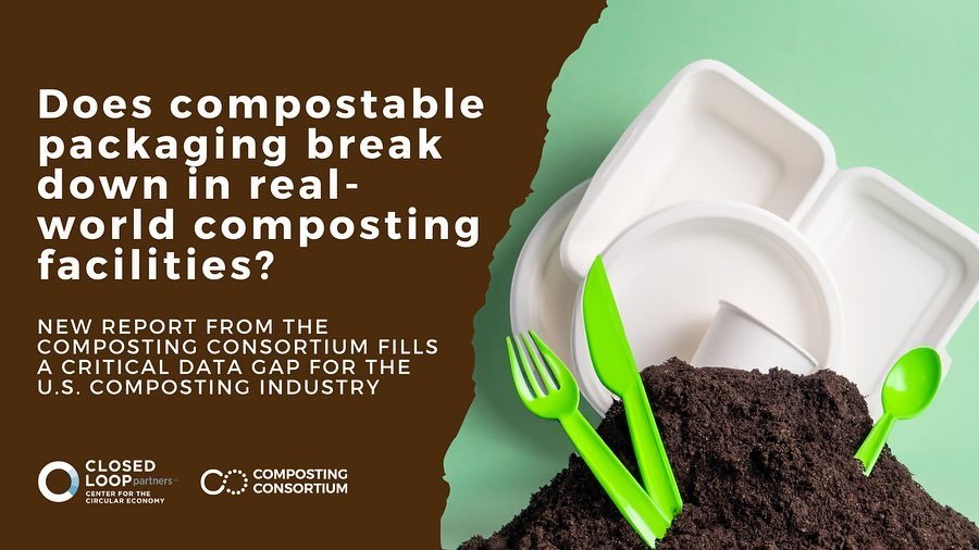 As a Partner in the Composting Consortium, we are proud to share a groundbreaking new report that fills a key data gap for the U.S. composting industry:
How well does certified, food-contact compostable packaging break down in real-world composting f