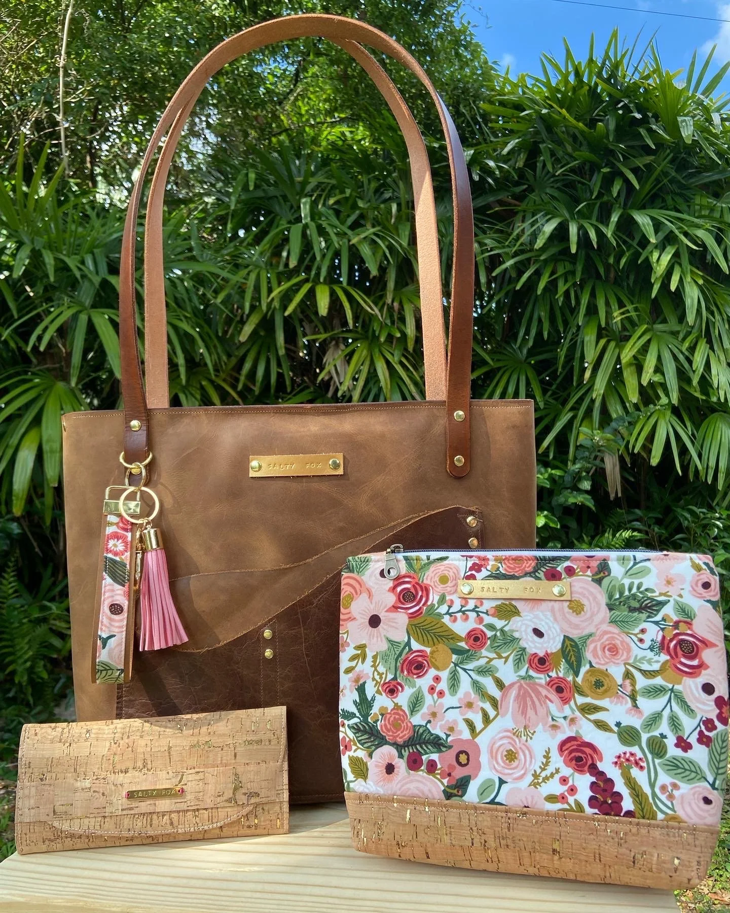 Custom Leather Bag SET