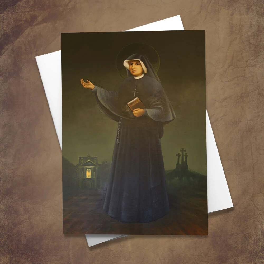Saint Faustina in Vilnius Card