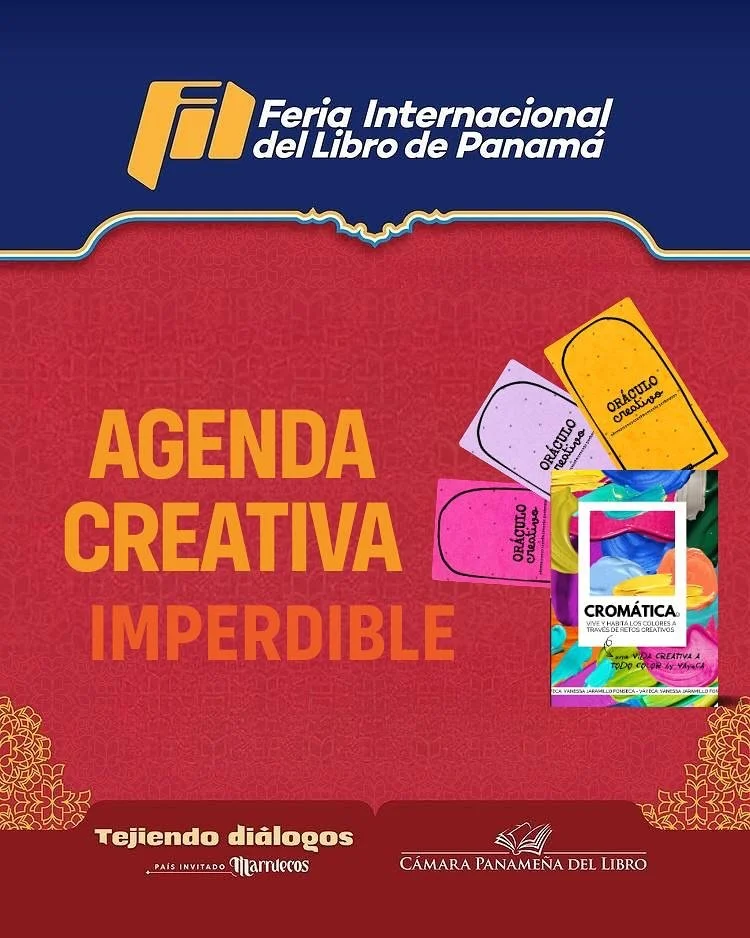 🇵🇦 &iexcl;Panam&aacute;, nos vemos en la Feria del Libro! 📚💫

Este a&ntilde;o, no solo traigo p&aacute;ginas llenas de historias, sino tambi&eacute;n experiencias creativas que te van a inspirar.

💡Vas a poder ser parte del lanzamiento oficial d