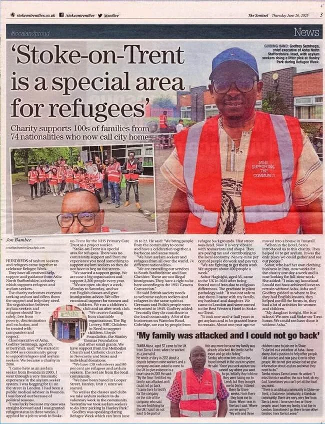  Godefroid at a family gathering in Musanze, Rwanda, 2025 