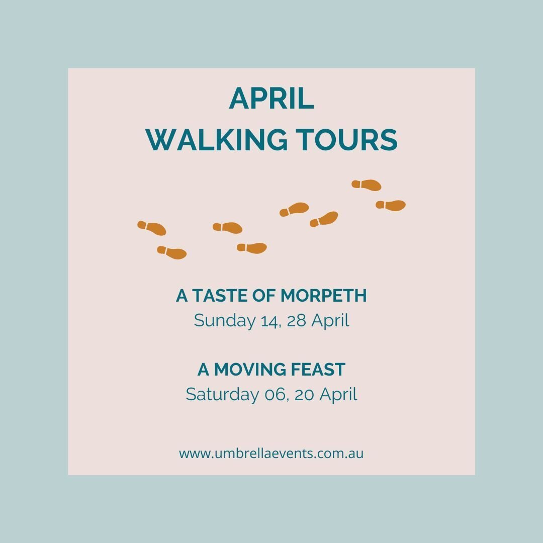 April's weather offers the perfect opportunity to lean more about Maitland and Morpeth on a bespoke walking tour.  Link in bio for tickets 🙌
