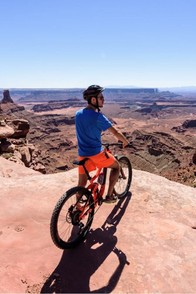 Downhill through Canyonlands in Moab