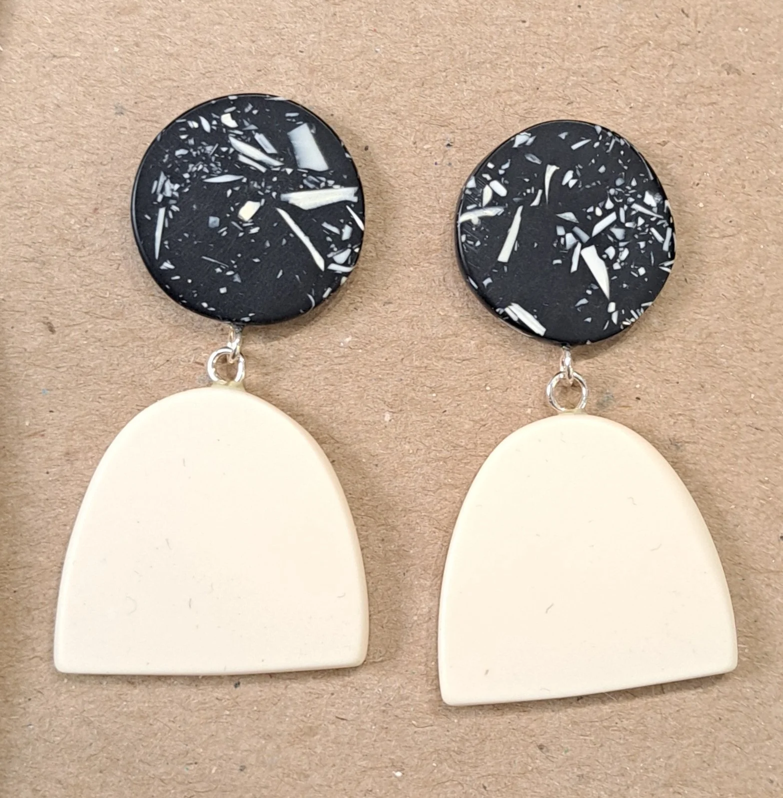 earrings double drop demi cream black in box.jpg