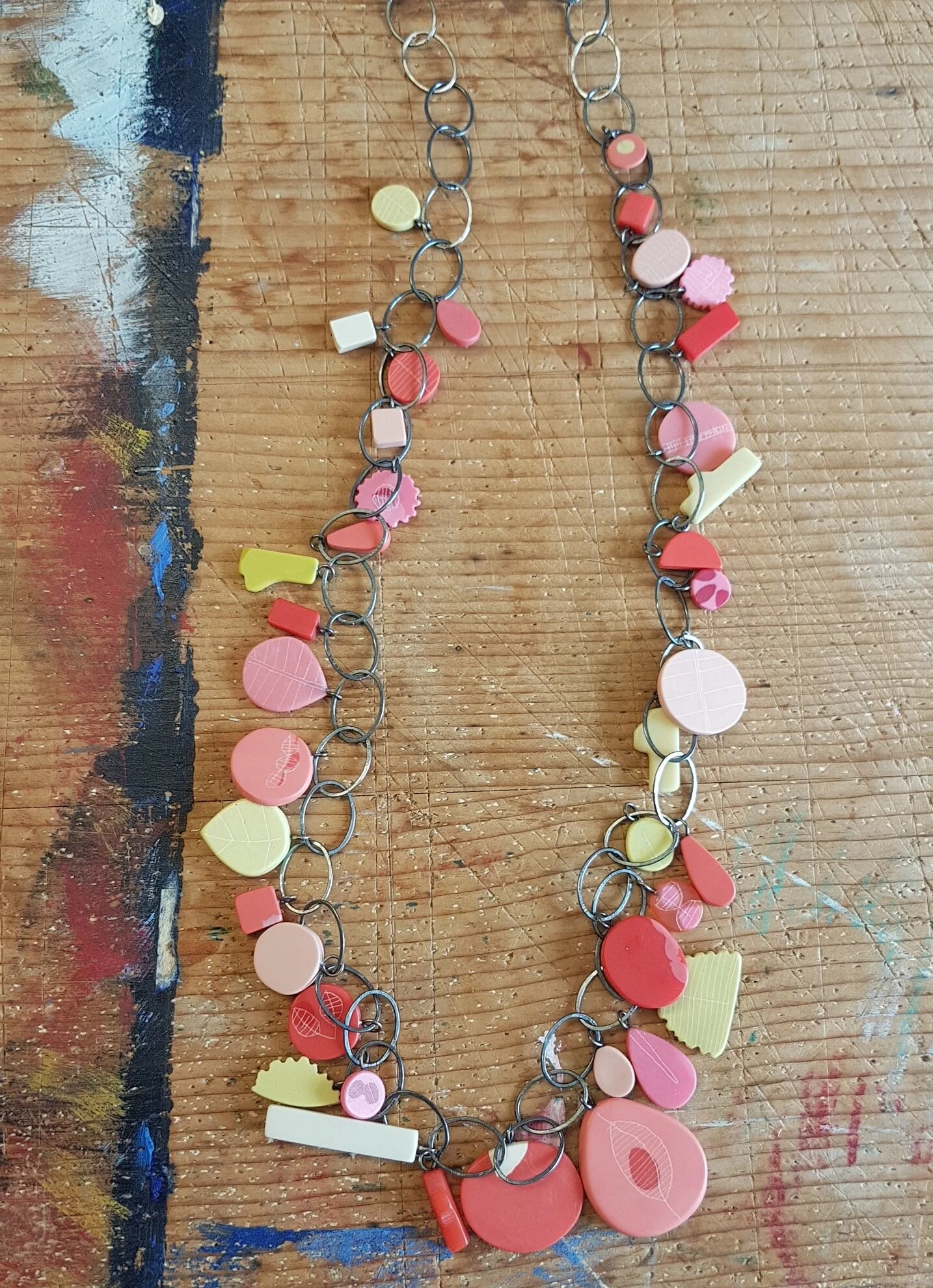 necklace multi charm pinks 3.jpg