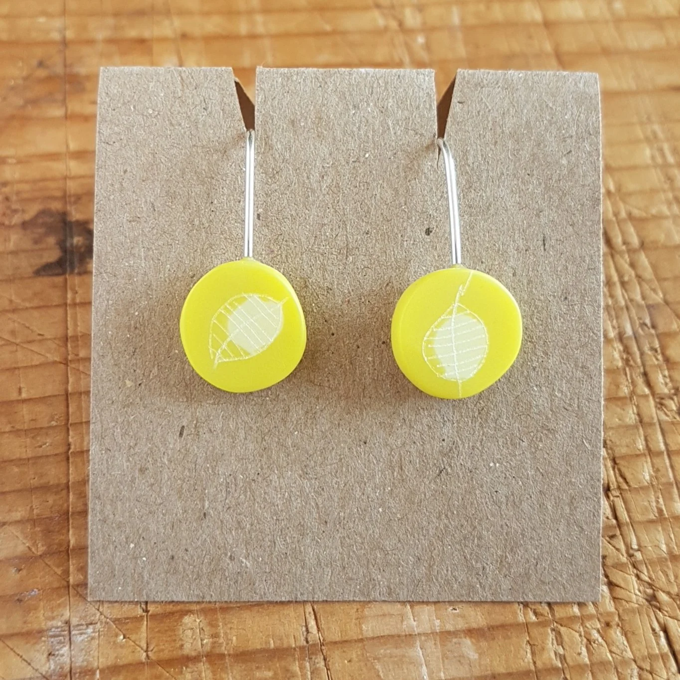 earrings mini round drops yellow.jpg