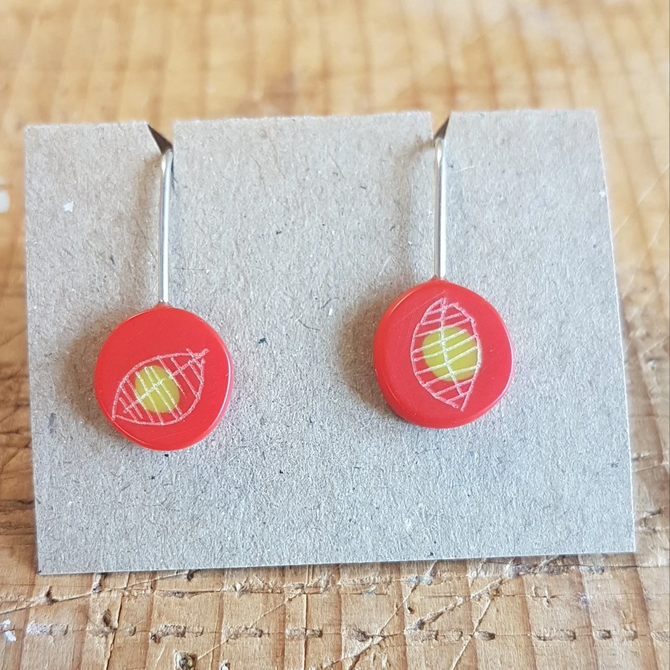 orange and yellow mini round drops