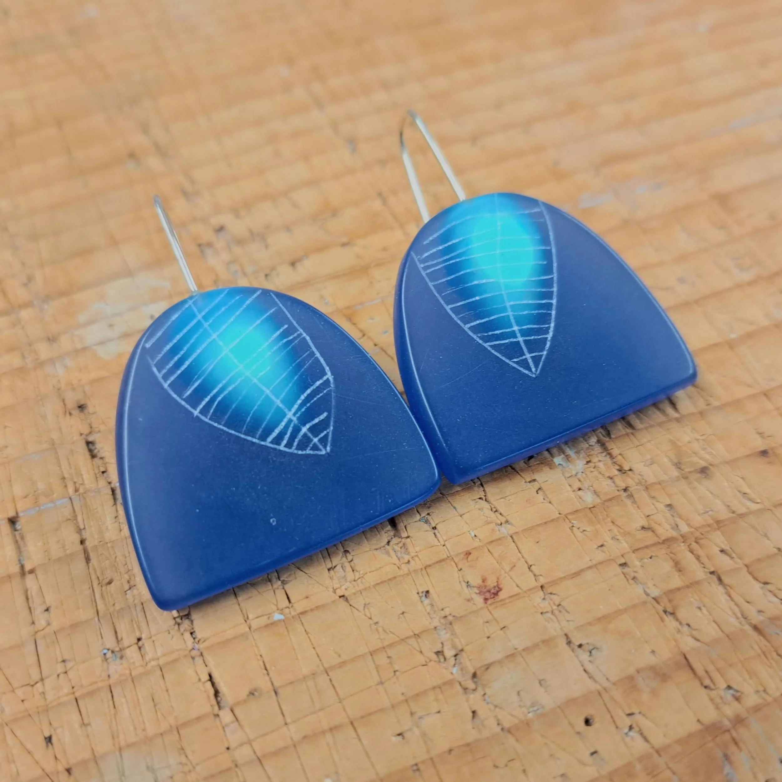translucent blue Demi Drops