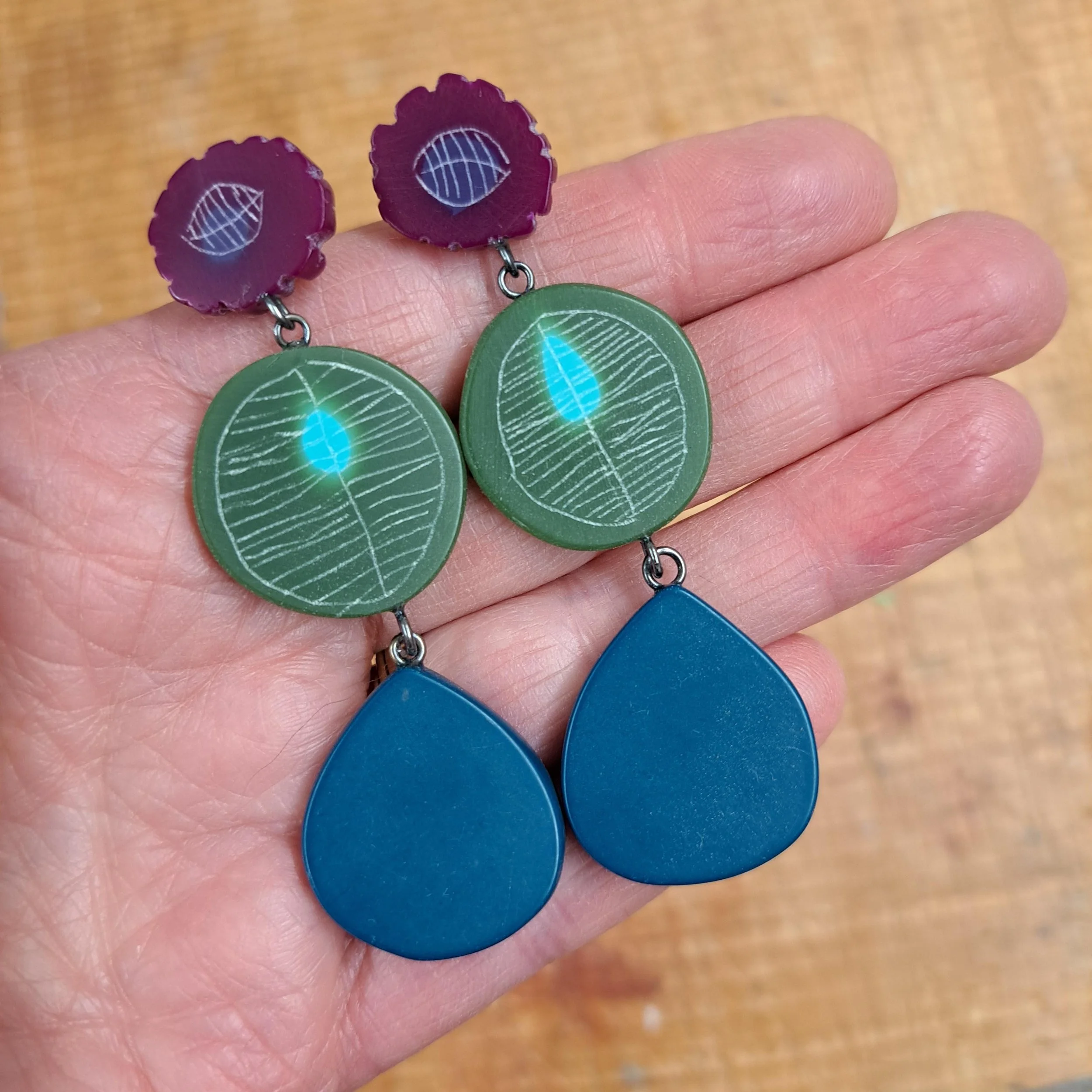 earrings triple drop studs WINTER 1.jpg