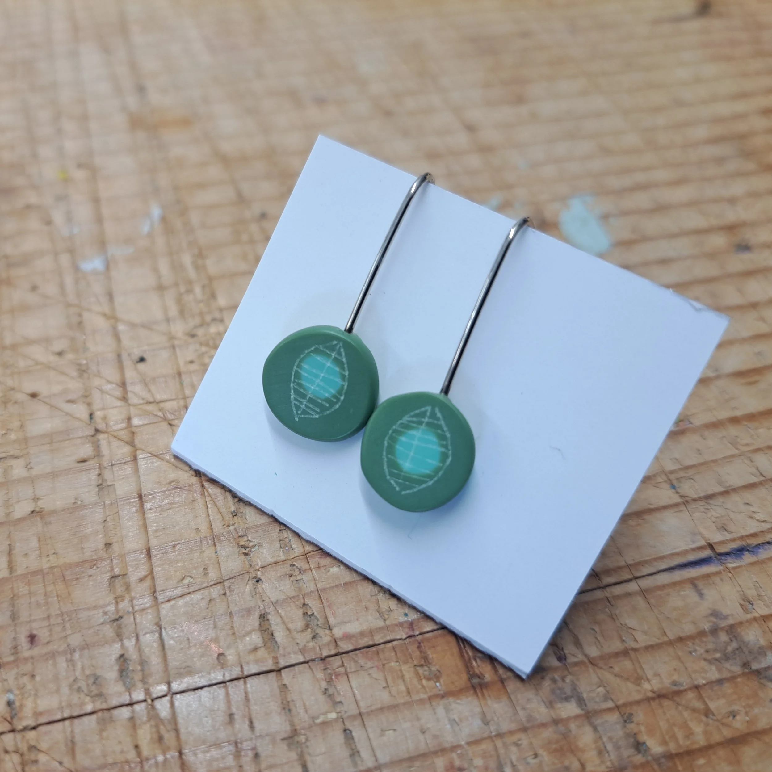 Olive Mini round drops