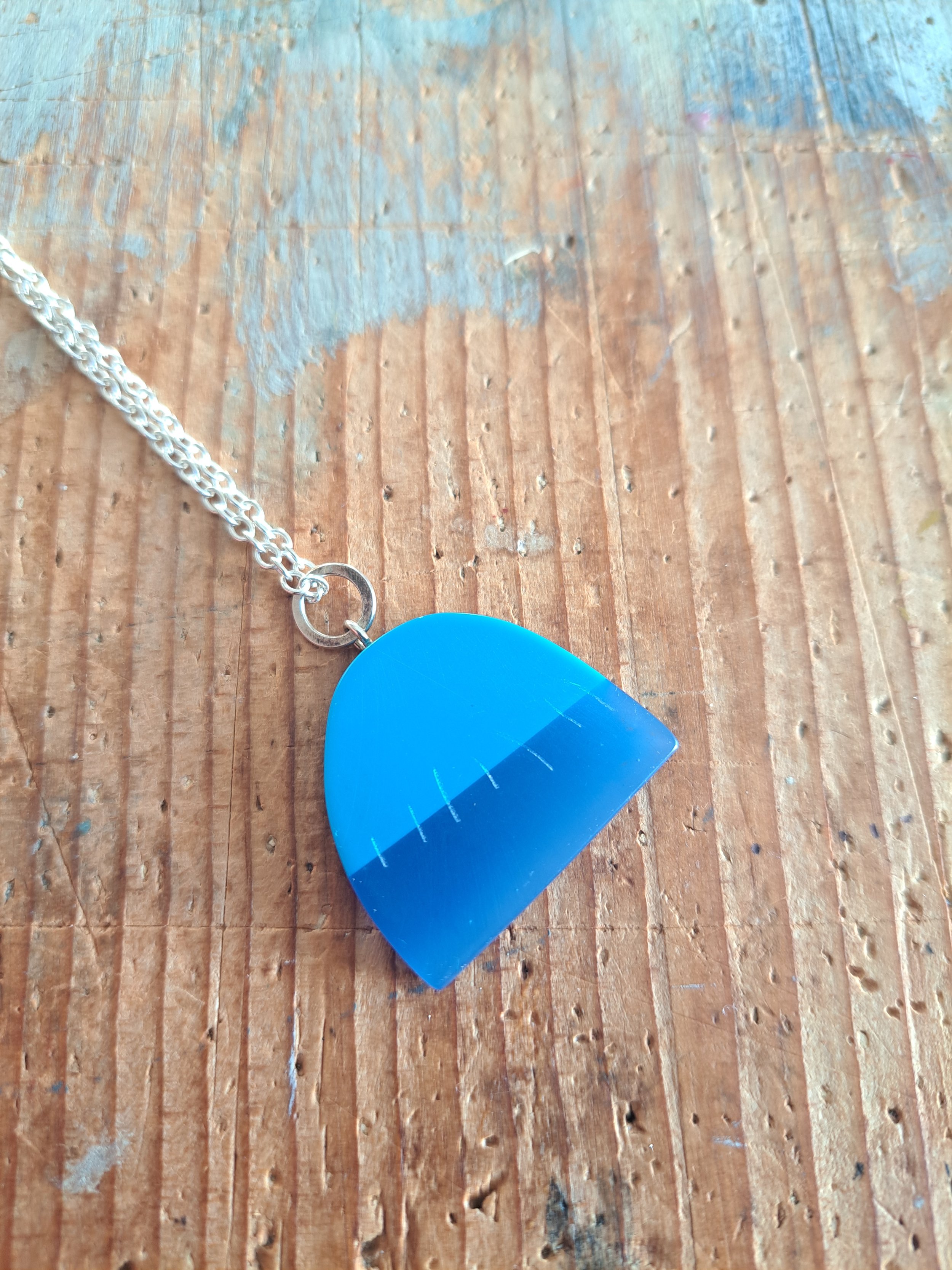 blue demi pendant