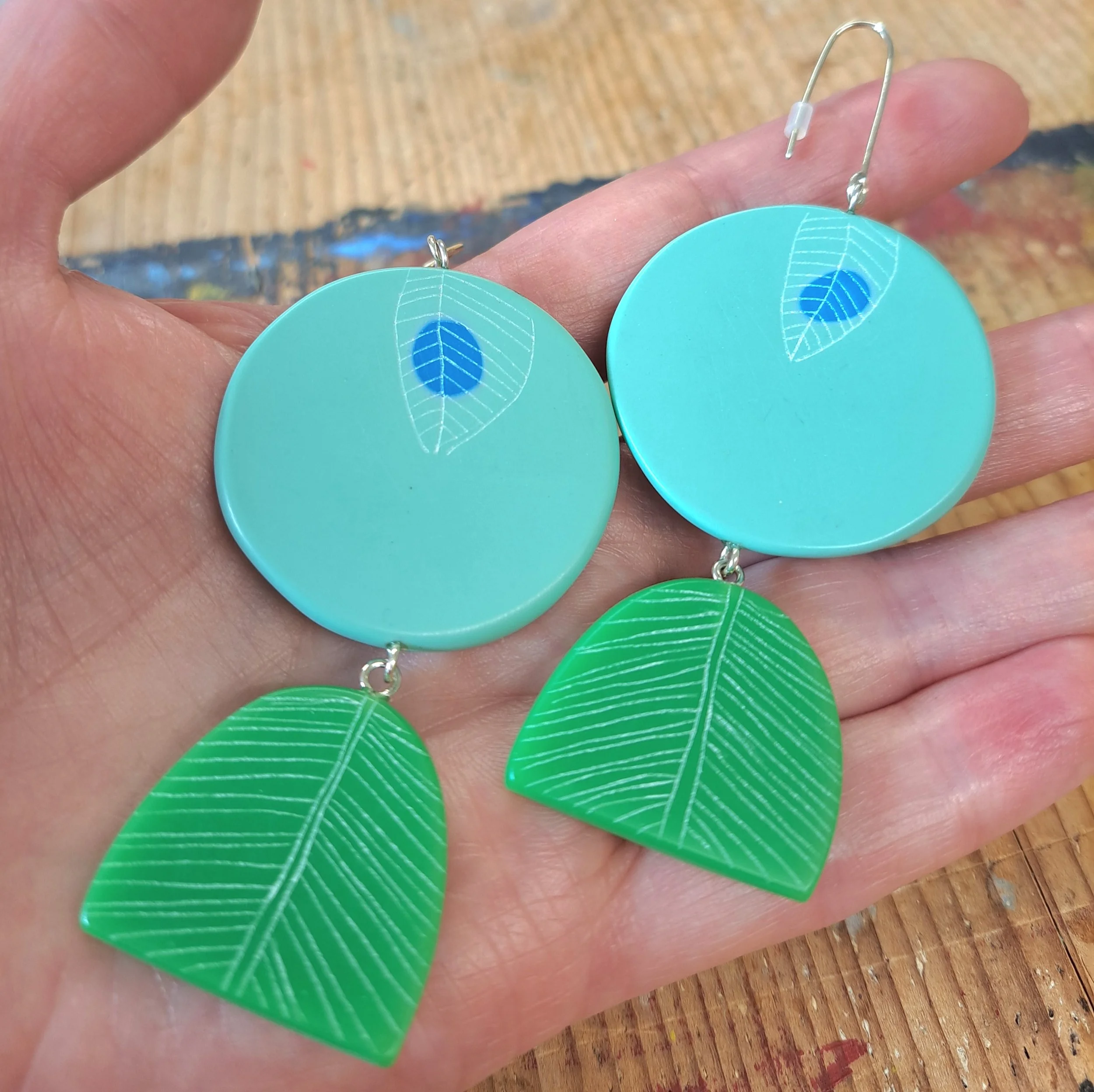 massive drops in aqua green and blue