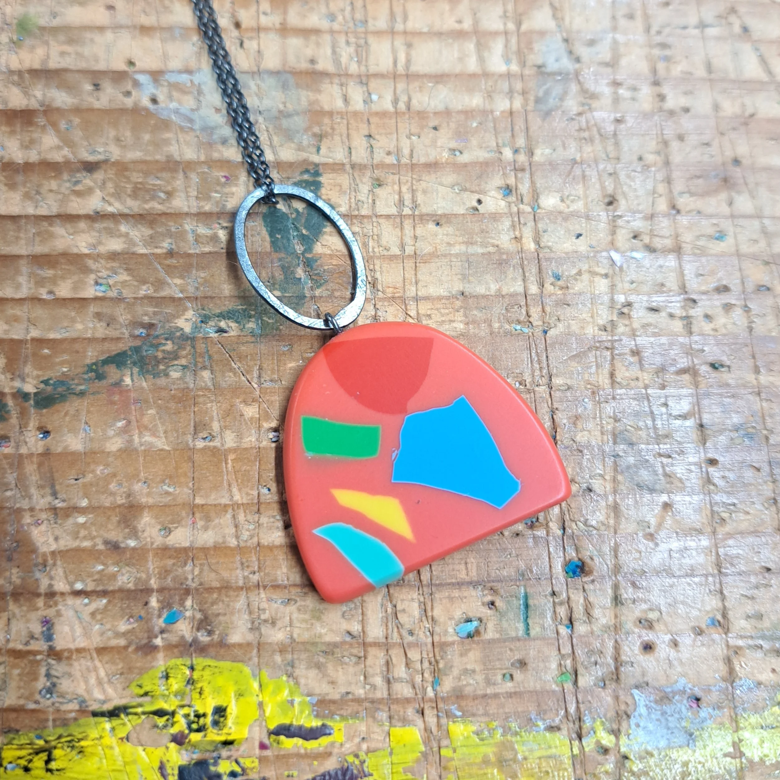 coral brights demi pendant