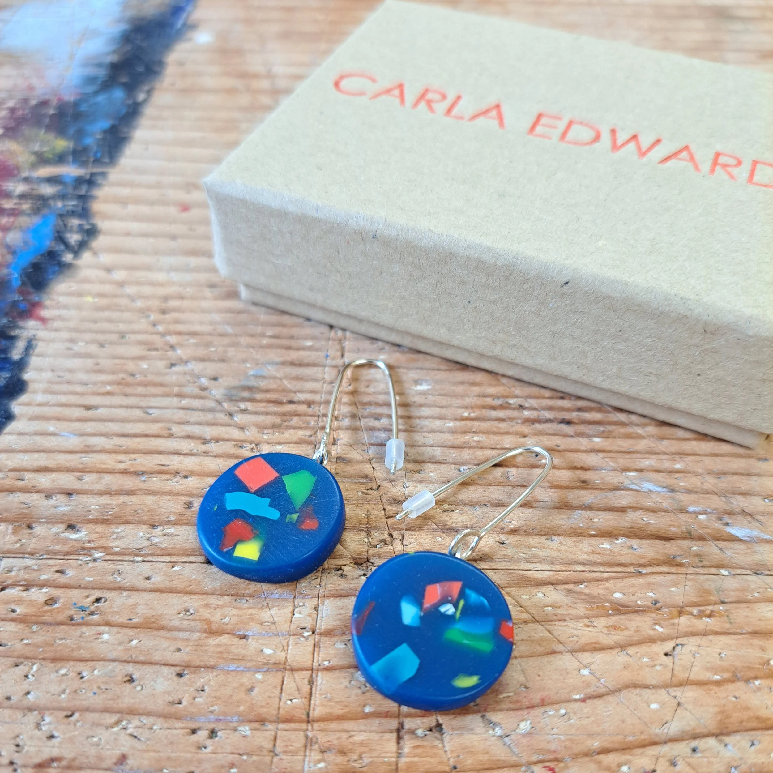 ocean brights large round drops (swing)