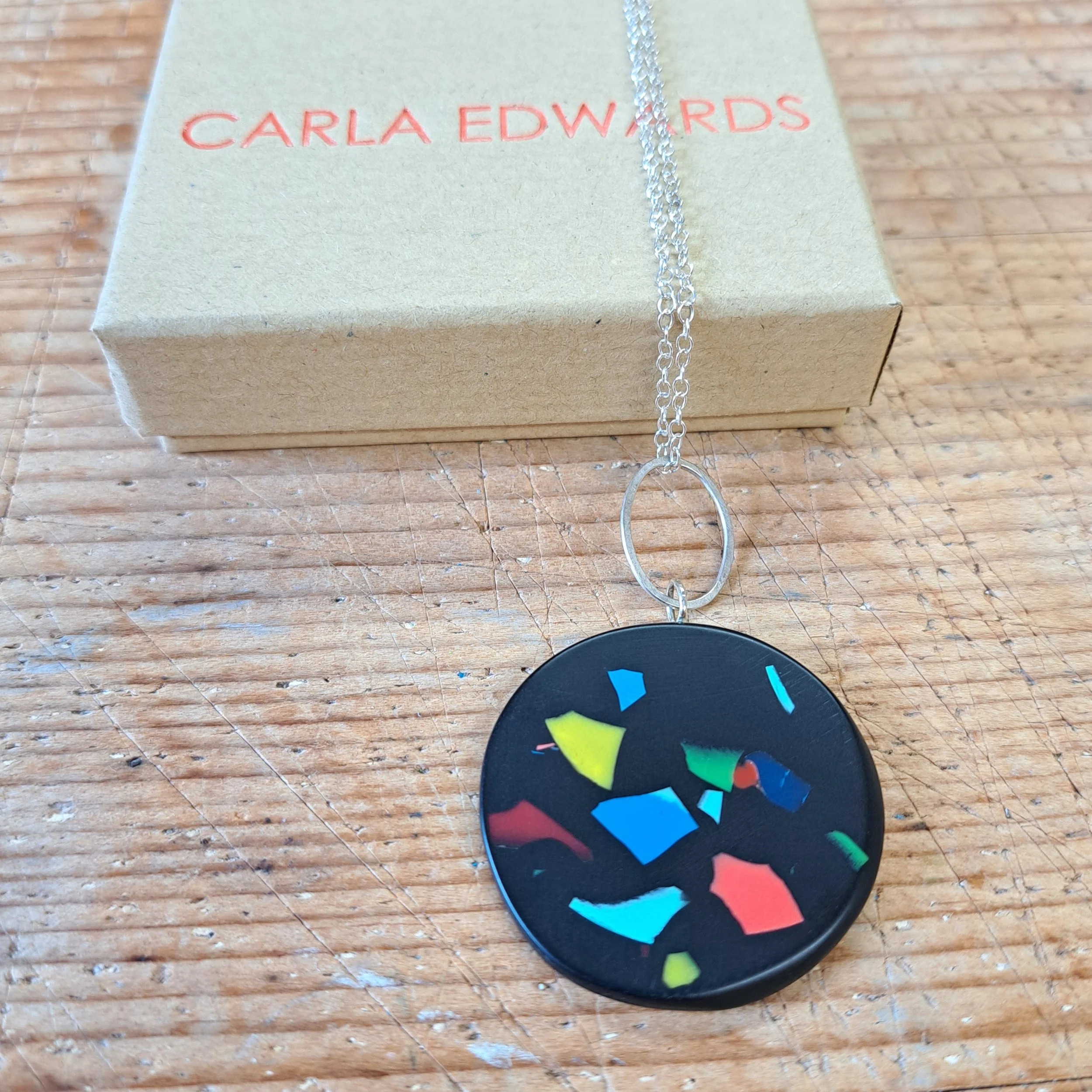 Midnight brights XL round pendant