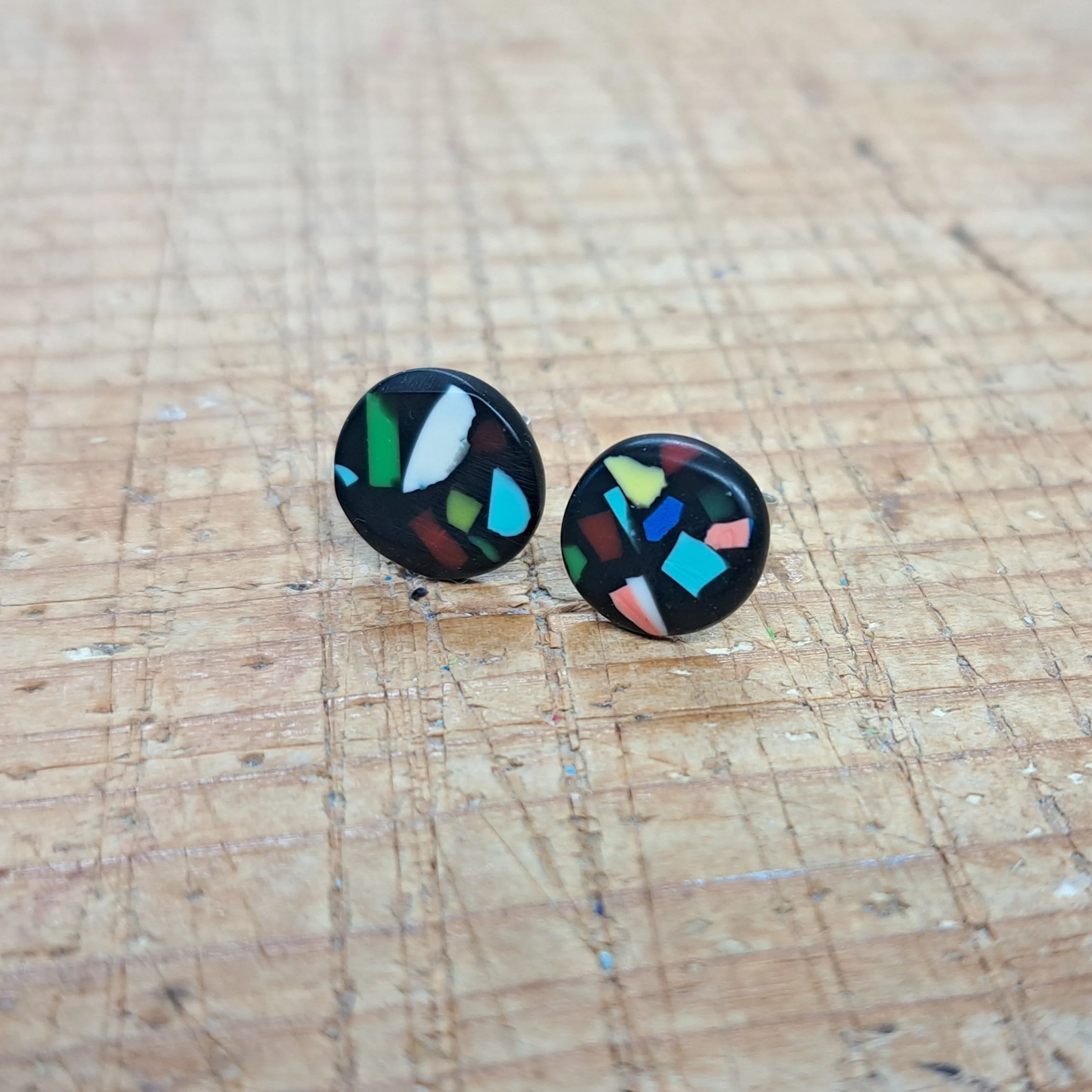 midnight brights mini round studs