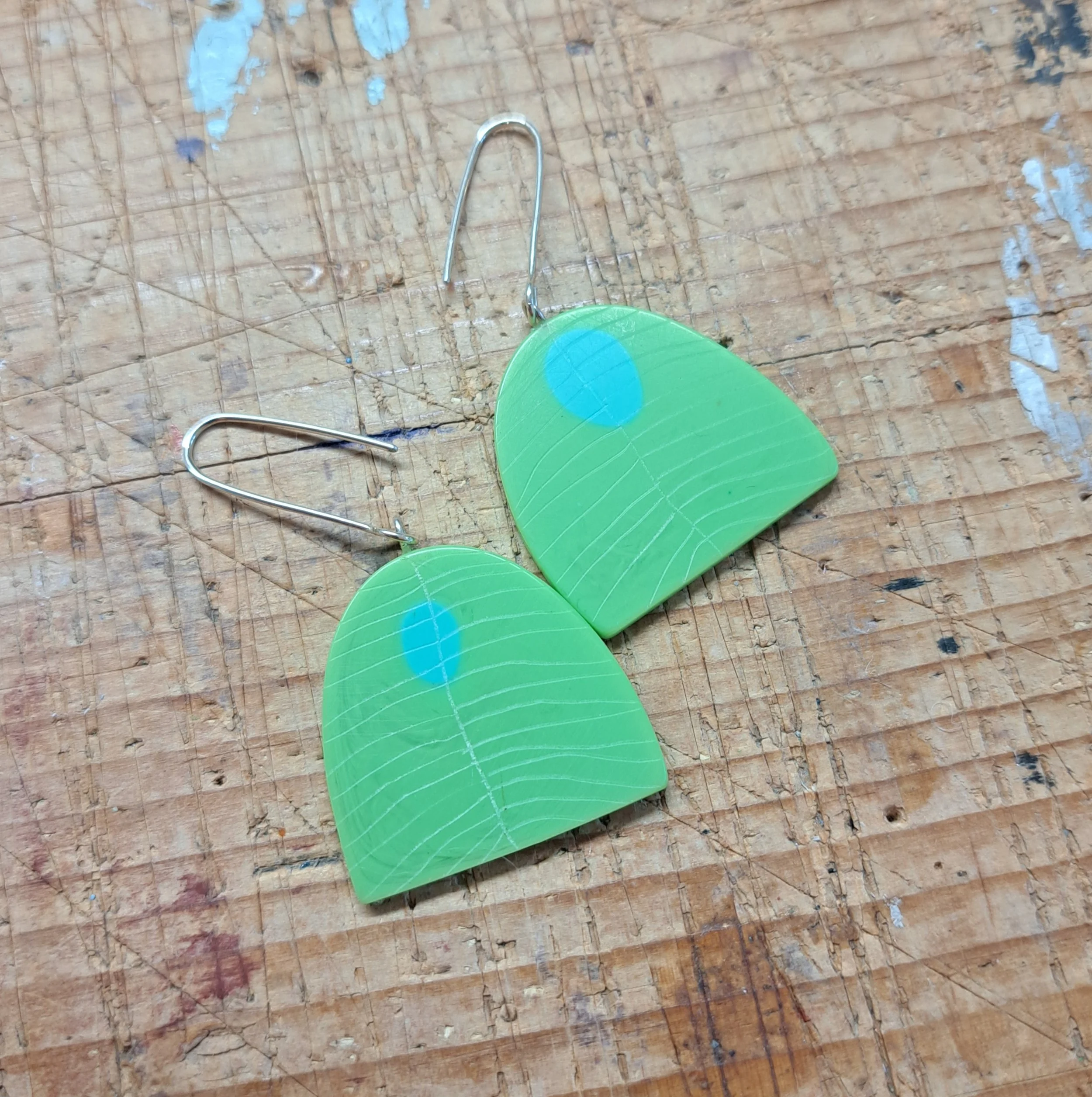 lime green demi drops