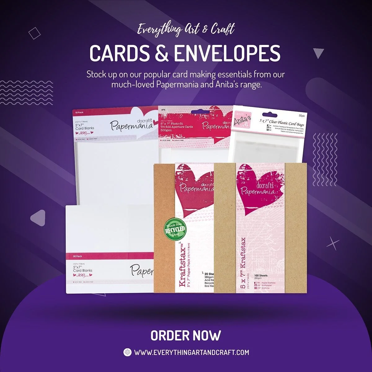 We've listened to your feedback, and would love to make your experience even better when shopping with us online!☀️ Therefore as a trial period only, we've listed a selection of add-on products on our Online Store; from crafting essentials, cards and