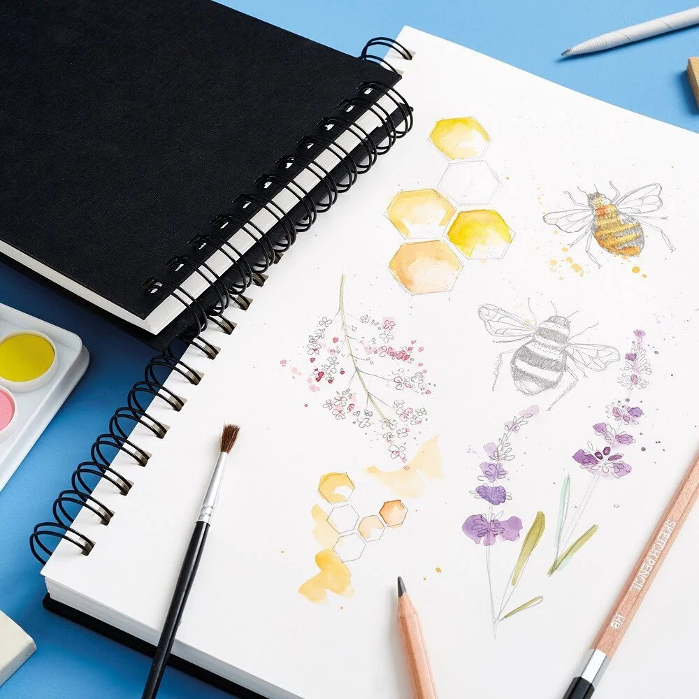 Brand new Artiste products, just added online!🤩 Featuring 6 Hardback Spiral Sketchbooks in A5, A4, and A3. As well as Portfolio packs, reduced from &pound;40 to just &pound;29.99! Choose from the following packs; Watercolour, Mixed Media or Acrylic.