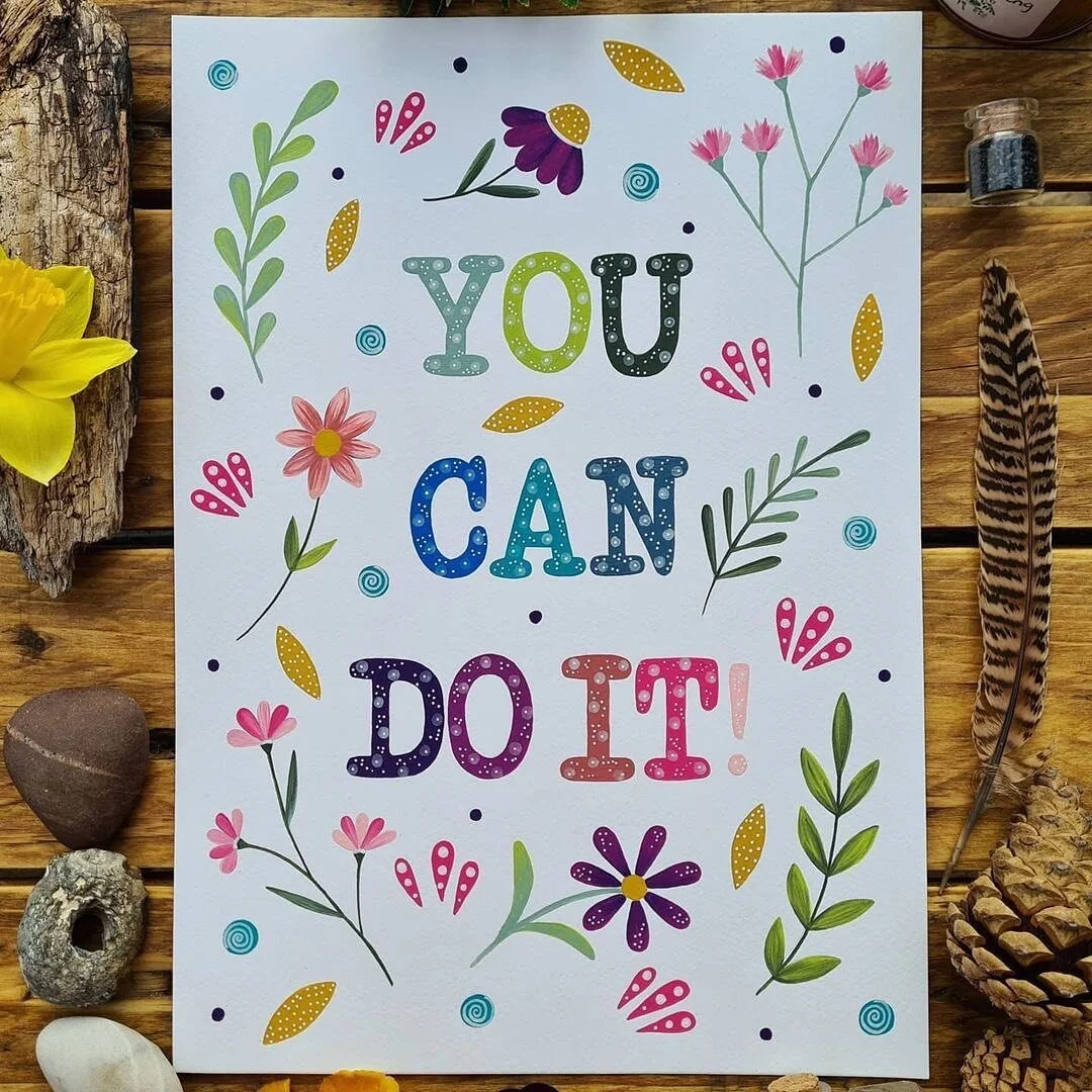 Just the motivation we need for a Wednesday evening!✨ Created by @pensandpositivityart using our Artiste Acrylic Paints.😍

#artiste #acrylicpaint #quote #motivation #youcandoit #everythingartandcraft #westdesign