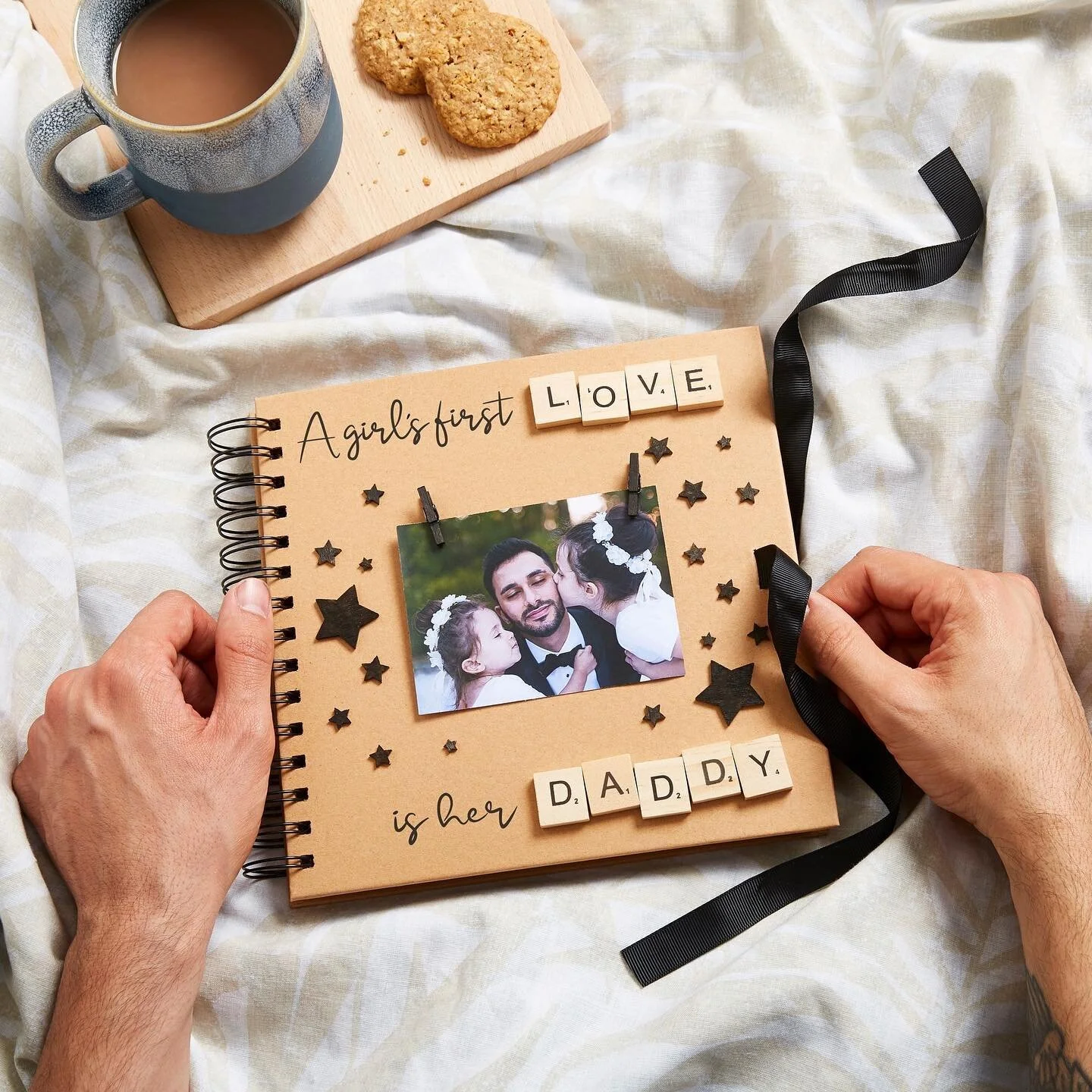 Check out this adorable keepsake, featuring our Bare Basics Wooden Tile Letters and one of our Papermania Scrapbooks!😍 Our March promotion is still available, where you can get yourself 20% discount when you spend over &pound;50.✨
 
👉 Products tagg