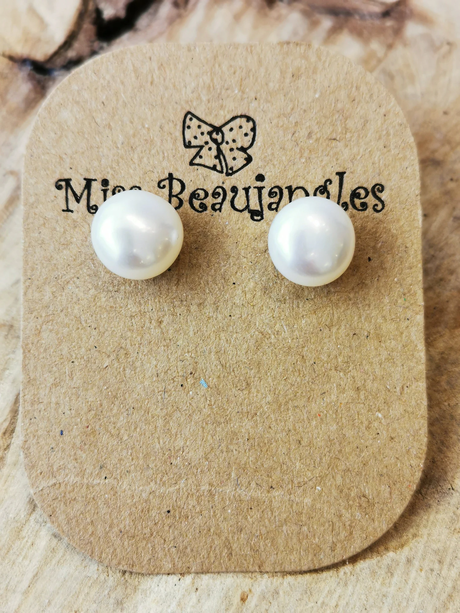 Genuine Pearl Stud Earrings In Sterling Silver 5mm 8mm - UK - Foto 7