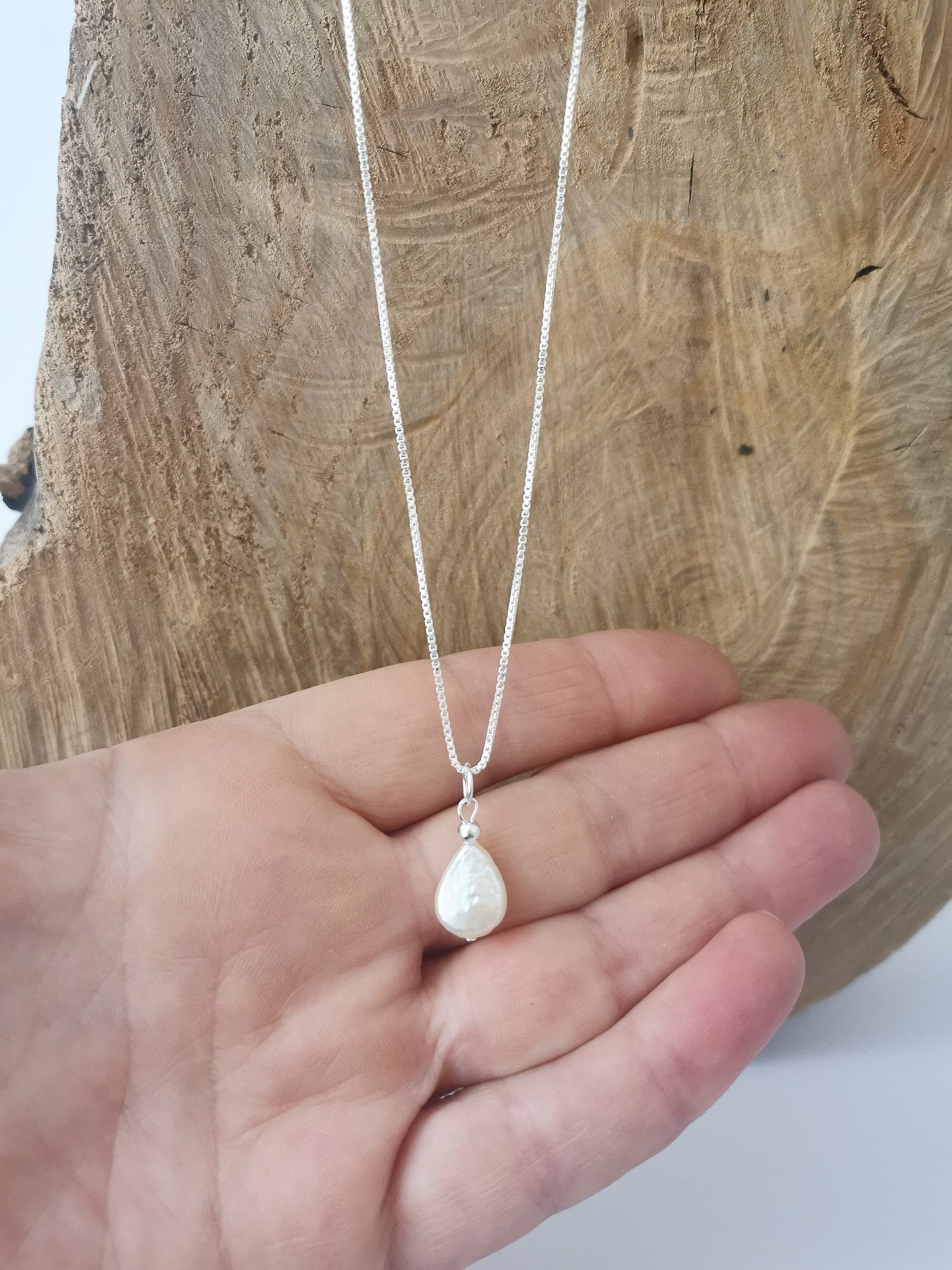 Wire Wrapped Pearl Pendant – Huongs Jewellery | Cultured Pearl Pendant