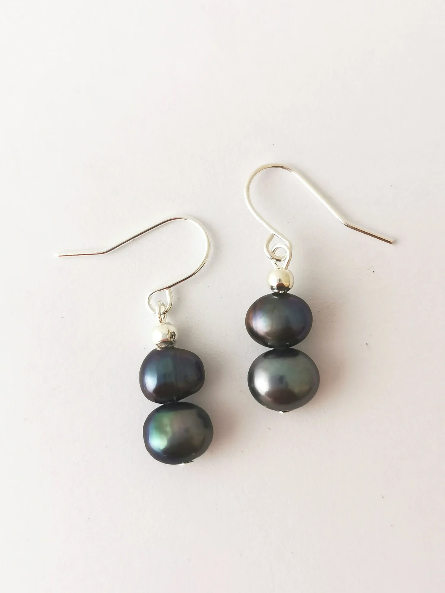 Leather Peacock Dangle Earrings For Women - Teardrop, Lightweight, Colorful Faux Leather