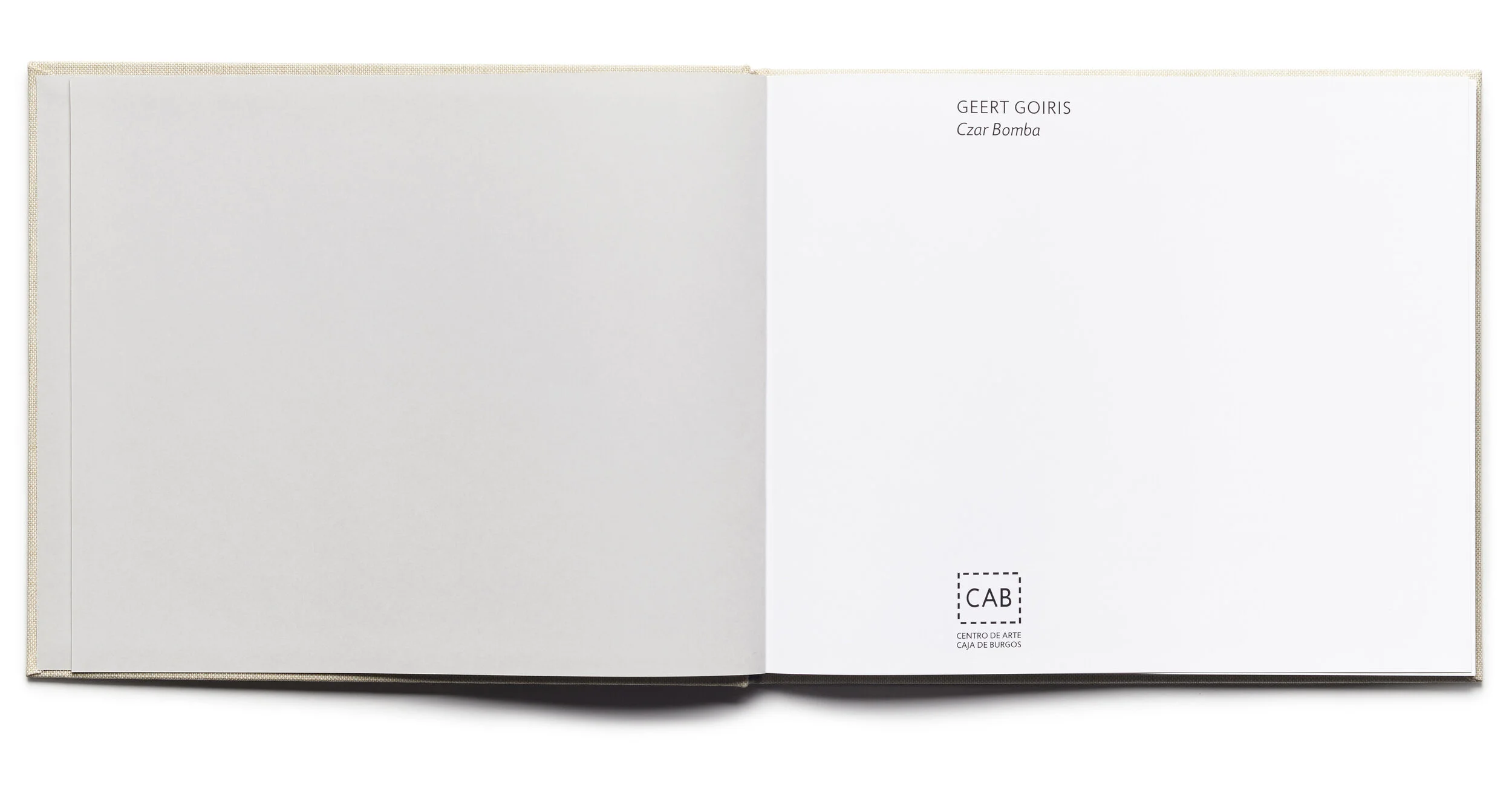CZAR BOMBA / 2010 / 24 x 28 cm. / 74 pages / ISNB 978-84-92637-35-5 / Published by centro de arte Caja de Burgos, Spain