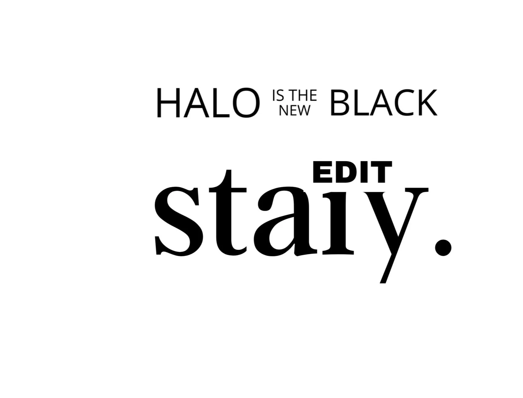 STAIY Magazine features New Australian Skincare Brand HALO IS THE NEW BLACK 