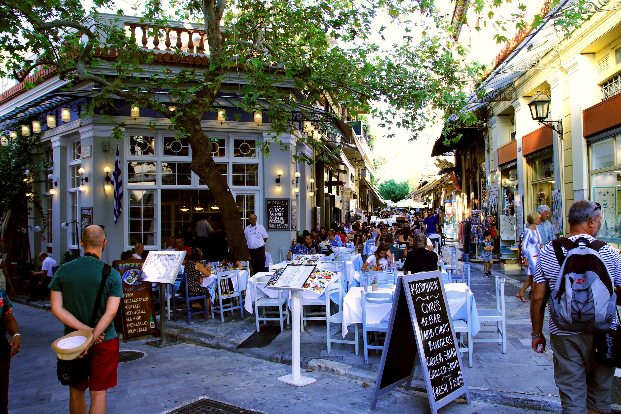 Athens, (Shopping strip -Somewhere near Plaka).jpg