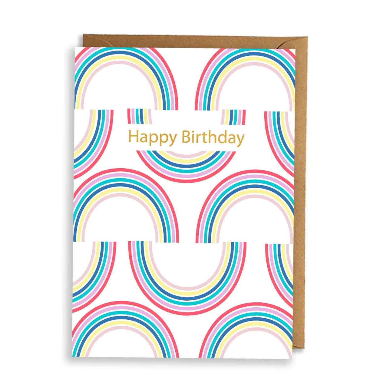 Cool Rainbow Birthday card