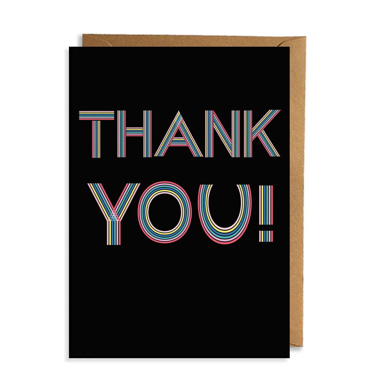 Rainbow Thank You Card