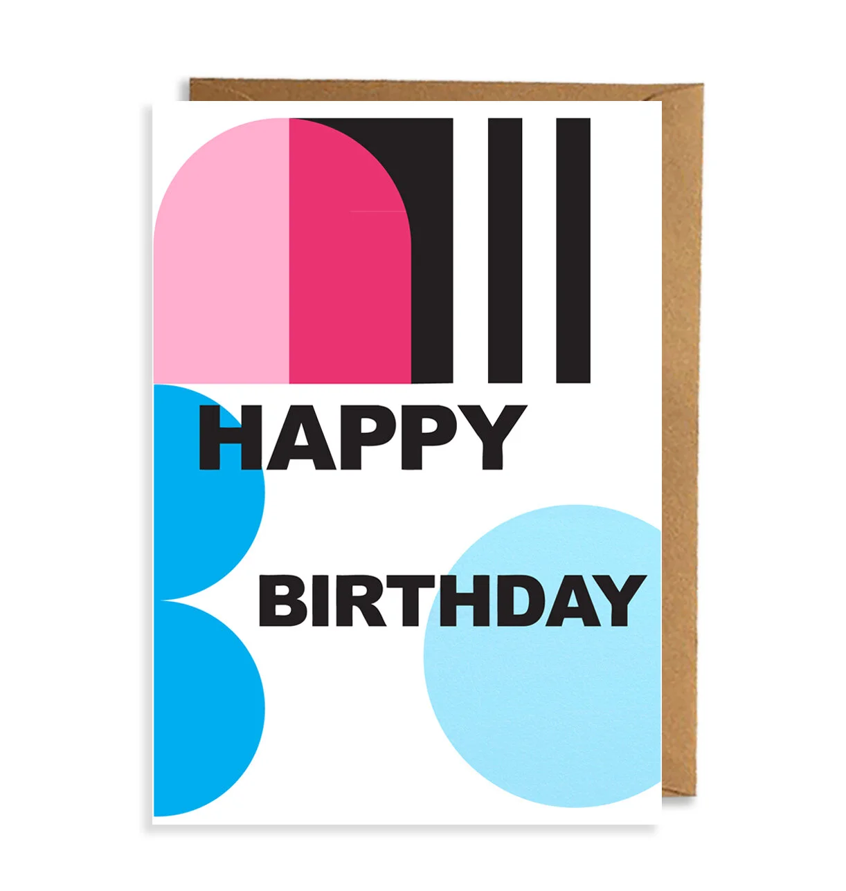 Modern Abstract Birthday Card