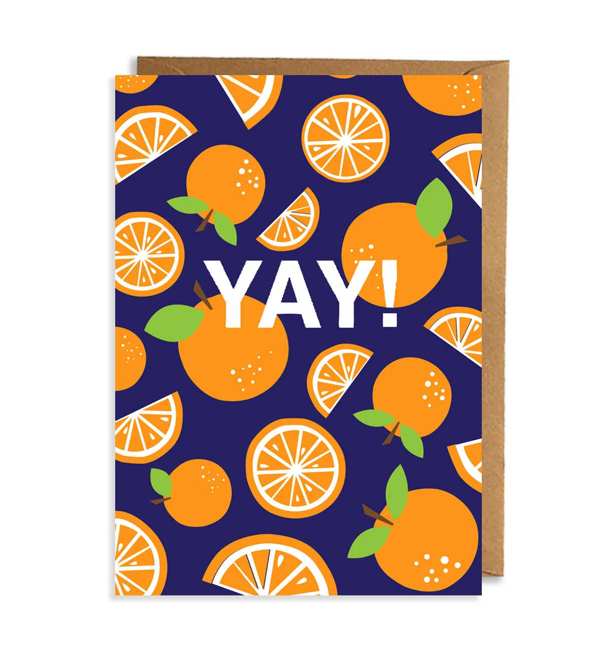 1098 Orange Yay Greeting Card.jpg